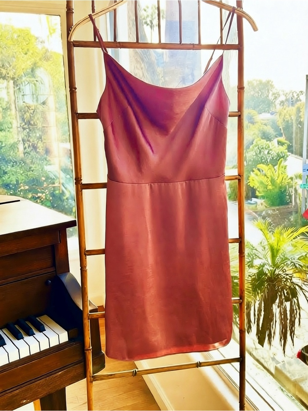 Sunday Best Aritzia Spencer Slip Dress in Lilac Bloom EUC Size Small - Picture 2 of 7
